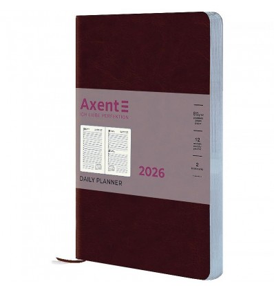 Дневник дат. 2026 Partner City Soft 8821-26-05-A, 145х210, коричневый