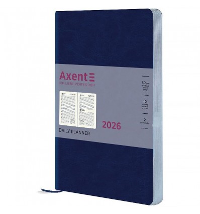 Дневник дат. 2026 Partner City Soft 8821-26-02-A, 145х210, синий