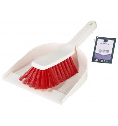 Совок и щетка Metro Professional красная