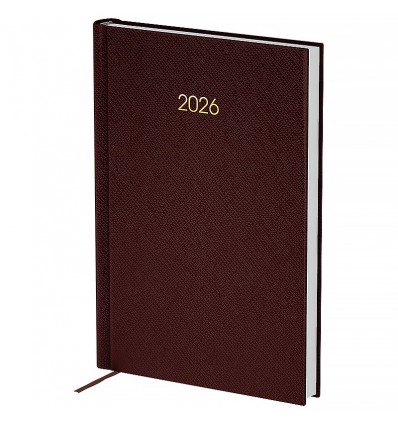 Щоденник дат. 2026 Classic Style 8840-26-4-A, 145х210, коричневий