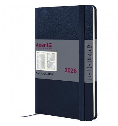Дневник дат. 2026 Partner Strong 8819-26-02-A, 145х210, синий