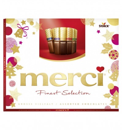 Конфеты Merci набор 8 видов шоколадные 250г