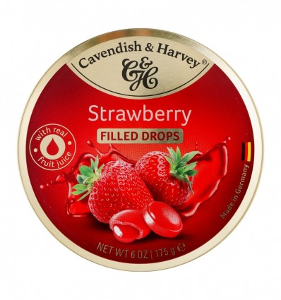 Карамель Cavendish&Harvey Клубника с наполнителем 175г