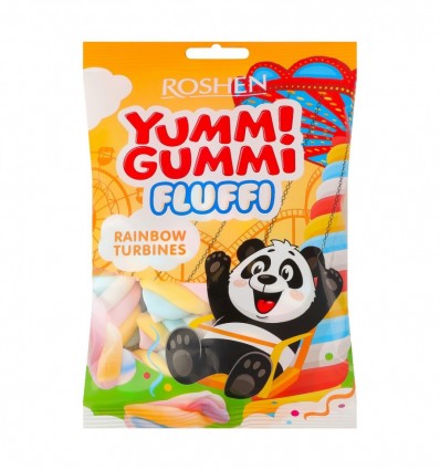 Маршмелоу Roshen Yummi Gummi Fluffi Rainbow turbin 65г