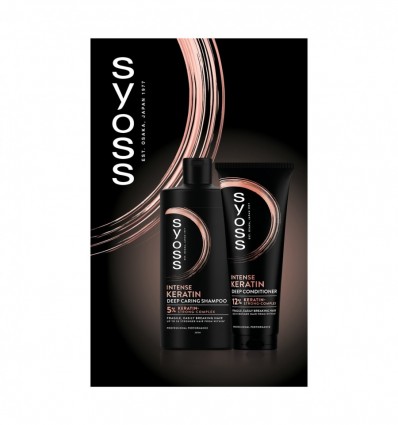 Syoss Keratin Шампунь Syoss Intense Keratin 0,44л + Кондиционер Syoss Intense Keratin интенсивный 0,