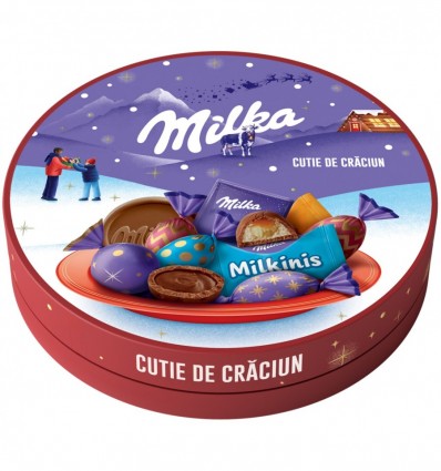 Ассорти Milka шоколадных конфет, шоколада и вафель 8 вкусов 195г