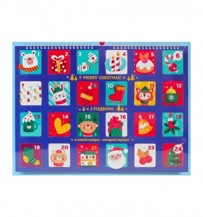 Набор кондитерских конти Рождественский календарь от Конти 251г.