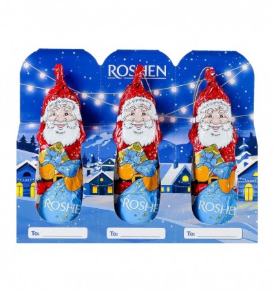 Фігури з молочного шоколаду Roshen Святий Миколай 3 х 20г