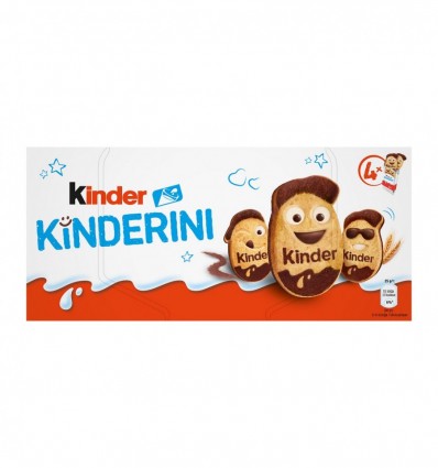 Печенье Kinder Kinderini хрустящее с какао-молочным дек 4 х 25г