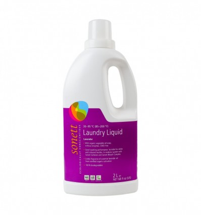 Жидкость Sonett для стирки органическая с эфирным маслом лаванды Lavender 2л