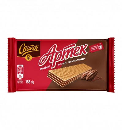 Вафли Свиточ Артек вкус шоколада 188г