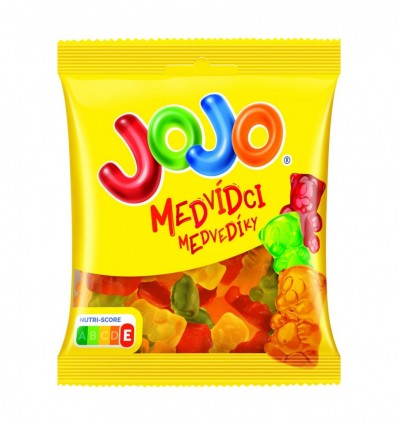 Конфеты желейные JOJO Bears с фруктовыми вкусами 80г