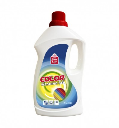 Гель Fine Life для прання кольорових речей 2,5л
