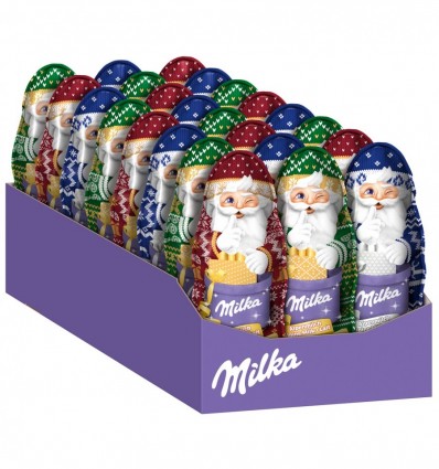 Шоколад Milka молочний у формі Cвятого Миколая 45г
