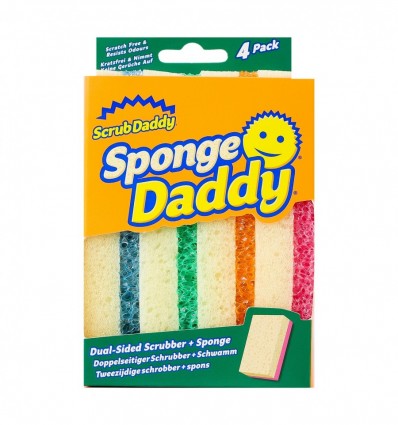 Губка Scrub Daddy Sponge Daddy двухсторонняя 12 х 4шт