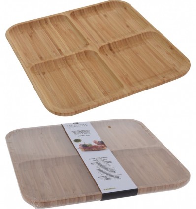 Сервировочное блюдо 4 секции 300X300X18мм