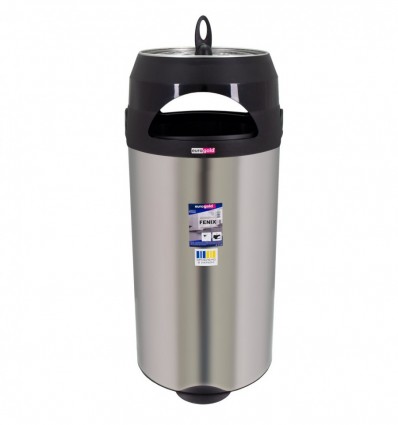 Відро Fenix металеве з попільничкою 60л