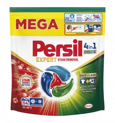 Диски Persil Видалення плям 54 циклів прання