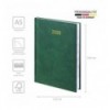 Дневник дат. 2026 Стандарт Miradur А5, 73-795 60506, зеленый
