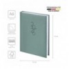 Щоденник дат. 2026 кишеньковийовий Linesse А6, 73-736 69 566, морський зелений