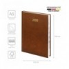 Дневник дат. 2026 Стандарт Miradur А5, 73-795 60 706, коричневый