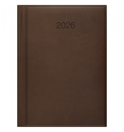Дневник дат. 2026 Стандарт Torino А5, 73-795 38 706, коричневый