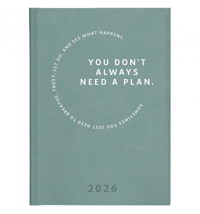 Щоденник дат. 2026 кишеньковийовий Torino Trend А6, 73-736 38 536, бірюзовий холодний