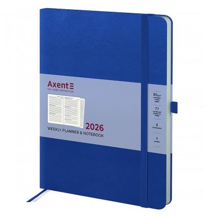 Щотижневик дат. 2026 Grand Strong 8530-26-02-A, 195х255, синій