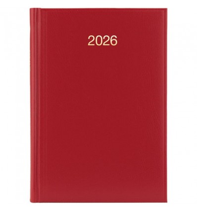 Дневник дат. 2026 Стандарт Miradur А5, 73-795 60 206, красный
