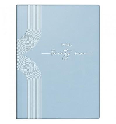 Щоденник дат. 2026 Стандарт Torino Trend А5, 73-795 38 326, блакитний