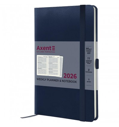 Еженедельник дат. 2026 Partner Strong 8505-26-02-A, 125х195, синий