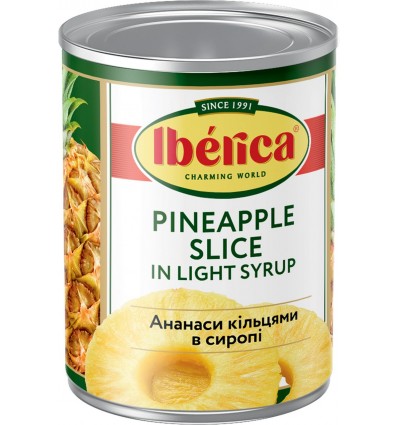 Ананасы Iberica кольцами 565 г