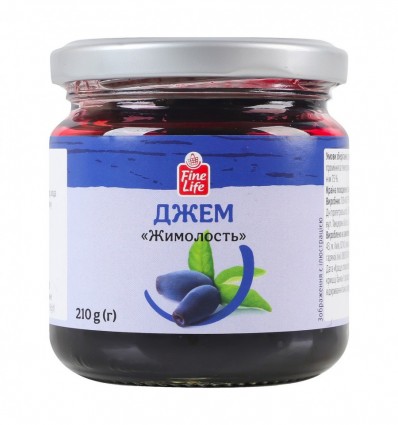 Джем Fine Life с жимолостью стерилизованный 210г
