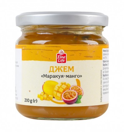Джем Fine Life маракуя-манго стерилізований 210г