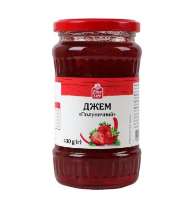 Джем Fine Life Клубничный стерилизованный 430г