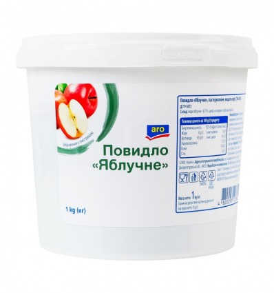 Повидло Aro Яблочное пастеризованное в/с 1кг