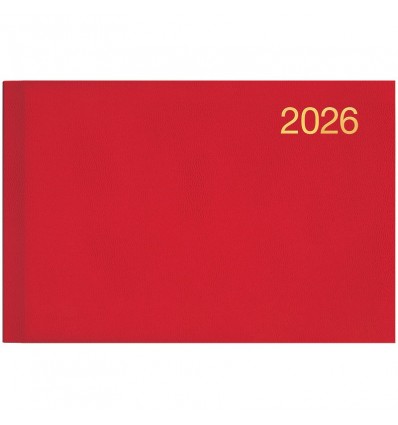 Еженедельник дат. 2026 карманный. Miradur 73-755 60 206, красный