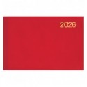 Еженедельник дат. 2026 карманный. Miradur 73-755 60 206, красный