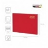 Еженедельник дат. 2026 карманный. Miradur 73-755 60 206, красный