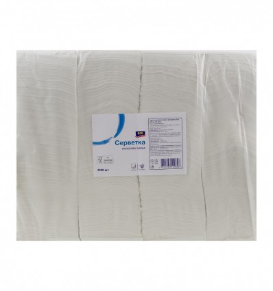 Салфетка Aro бумажная барная однослойная белая 2000шт