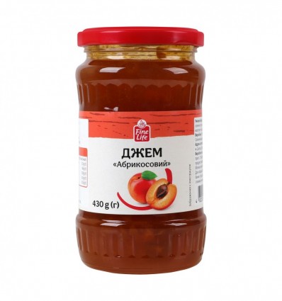 Джем Fine Life Абрикосовий стерилізований 430г