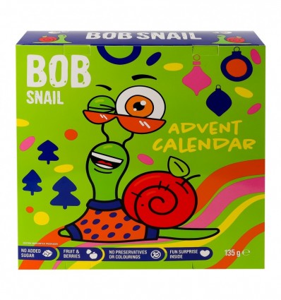 Набір цукерок Bob Snail Адвент-календар із іграшками 97г