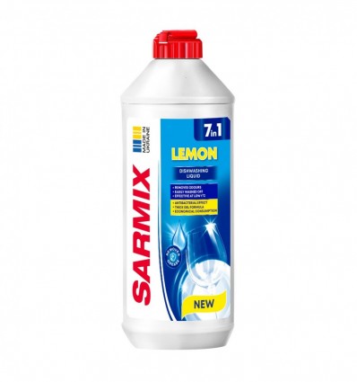 Гель Sarmix Лимон для миття посуду 0.5л