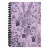 Блокнот на спирали карт. обк., А5, 80 л,кл., OS, Pink Roses 8471-2-A-OS