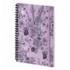 Блокнот на спирали карт. обк., А5, 80 л,кл., OS, Pink Roses 8471-2-A-OS