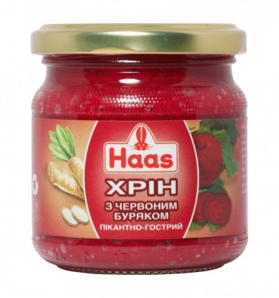 Хрін Haas з червоним буряком 200г