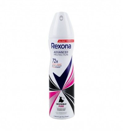 Антиперспирант Rexona Invisible pure 72H аэрозоль 0.15л