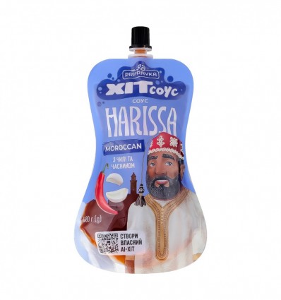 Соус Pripravka Хит соус Moroccan Harissa чили и чеснок 180г
