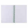 Блокнот на спирали карт. обк., А5,80 л,кл., OS, Aqua field, 8471-8-A-OS