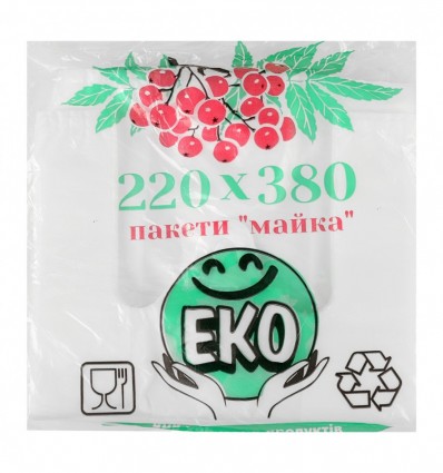 Пакет для харч продуктів Ніка Пласт Майка 51мкм 22*38см 25шт